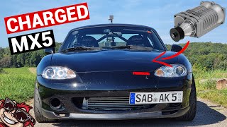 🐒 LITTLE RIPPER! SUPERCHARGED MAZDA MIATA MX5 REVIEW