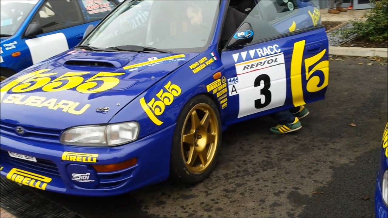 Subaru Impreza 555 group A pure sound at Prodrive YouTube