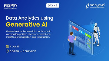 Data Analytics using Generative AI | Day 2 | 360DigiTMG