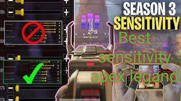 Your Best Sensitivity Settings in Apex Legends Mobile | Guide/Tutorial Tips and Tricks(Zredgaming)