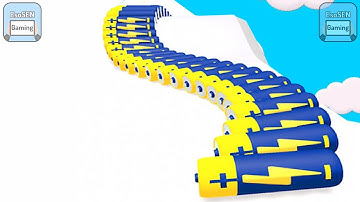 Satisfying Mobile Games | Playing 999 Tiktok Games | ALL LEVELS | FREE | Battery Run #1