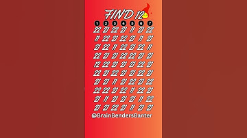 HARD Spot It Speed Challenge! 7 Seconds! Go! #shorts #numberspuzzle #iq