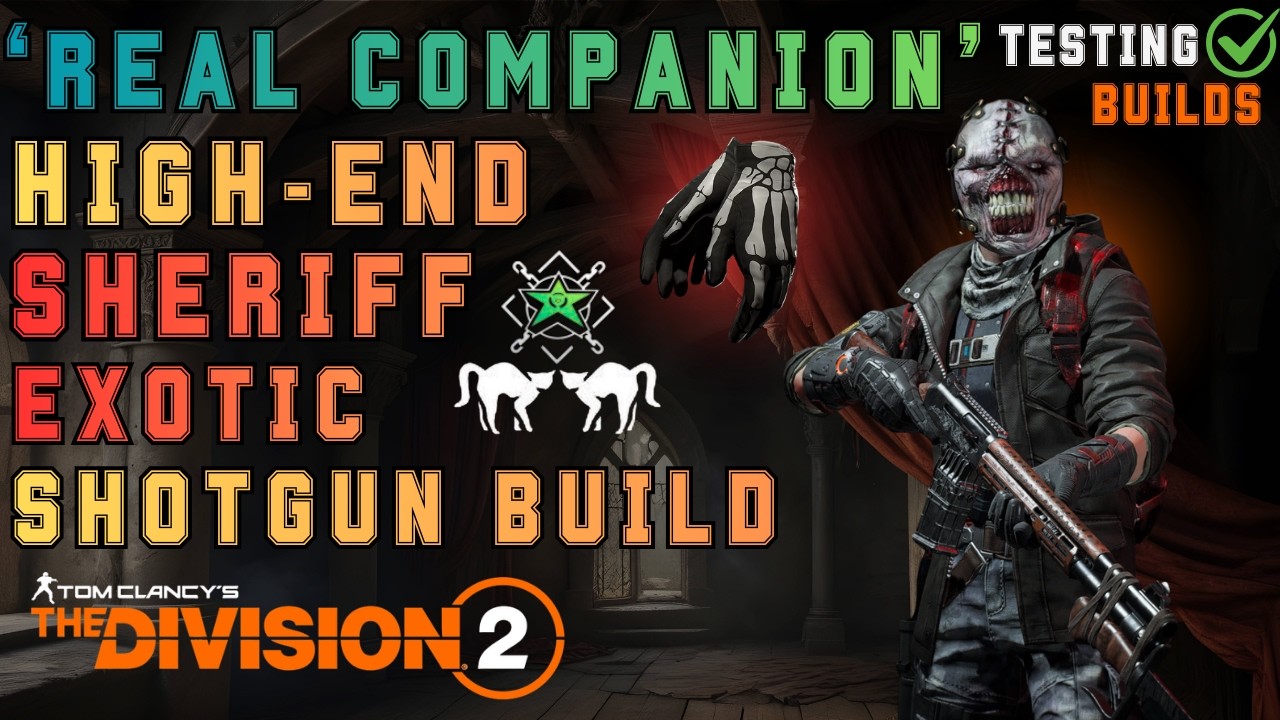 'Triple Companion' High End Sheriff Exotic Shotgun Build with Overdogs - The Division 2