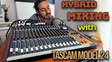 How to use TASCAM Model 24 for HYBRID Mixing and Recording in Pro Tools