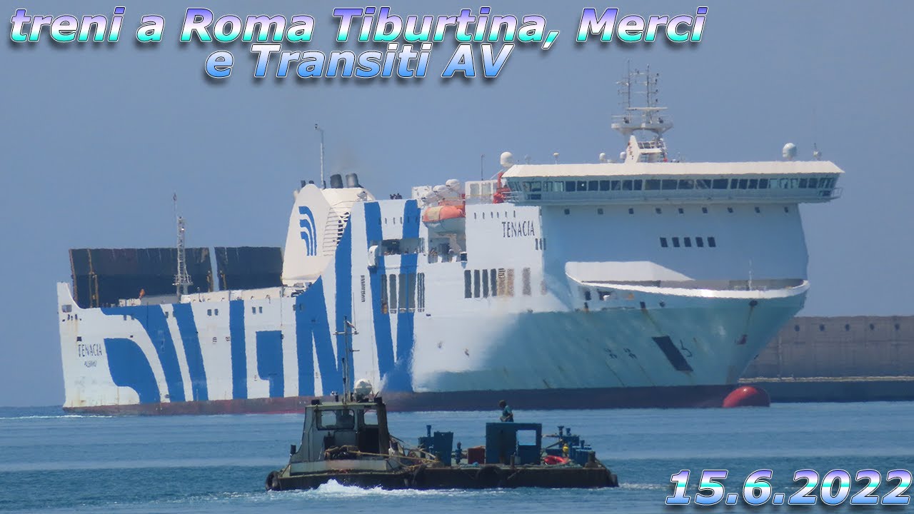 GNV Tenacia in arrivo al porto di Civitavecchia  - 15 6 2022