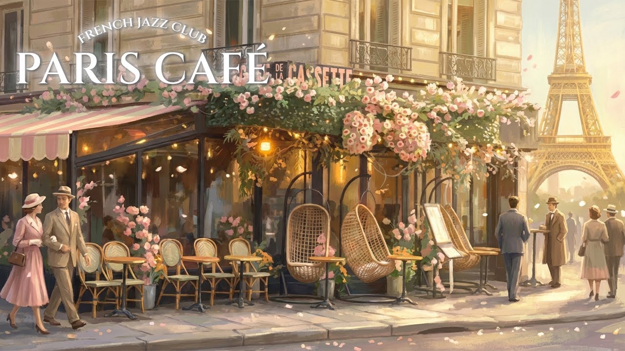 𝐏𝐀𝐑𝐈𝐒 𝐂𝐀𝐅𝐄́ 🗼 French Instrumental Music — Coffee Playlist | Café Cassette from Paris Eiffel