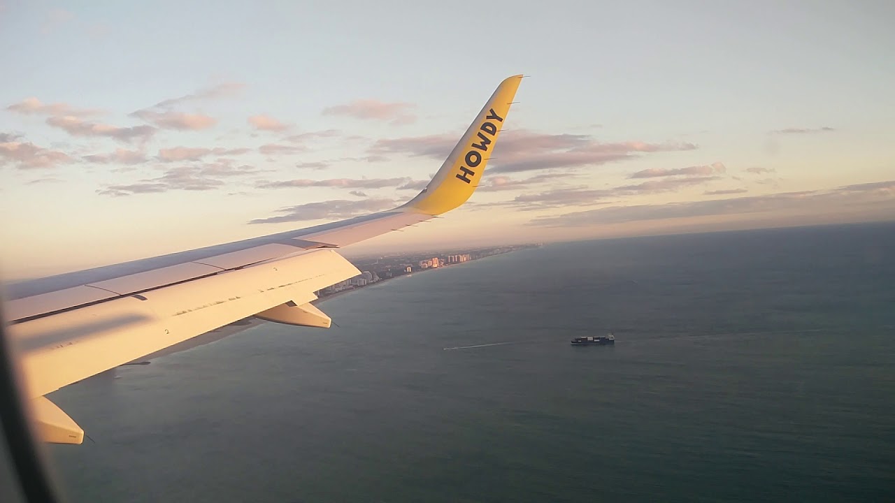 Spirit Airlines A320 Landing Fort Lauderdale Airport YouTube