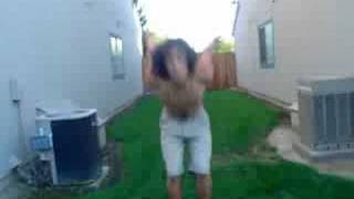 Backflip! i killed a worm!