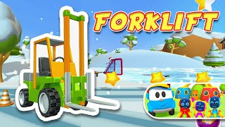 Leo the Truck & Forklift - Game Play - Skid Game TV screenshot 2