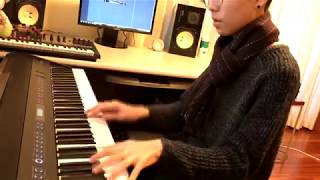 Video thumbnail of "Happy Birth to you + Joy to The World Jazz Piano"