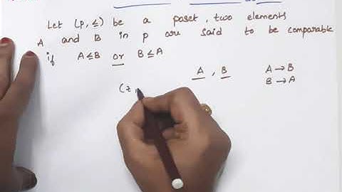 Comparable / Totally Ordering Set in Discrete Mathematics #youtube #mathematics #education #videos