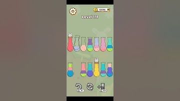 Complete Drink Sort Master Advanced Mode Level 111