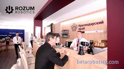Belarobotics Rozum Робат бармэн