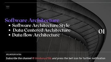 Software Architectural styles | part -1/2 | Software Architecture | Data Centered| Data Flow Archi