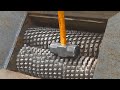 Extreme Powerful Metal Shredder Destroys Everything For New Recycle