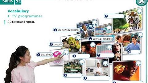 Excel 8 module 3c p34 ex1 TV programmes Vocabulary