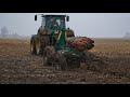 Зяблевая вспашка / John Deere 8430 + ППО-9-45К /