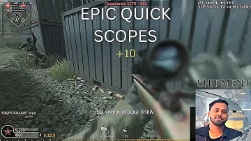 Quick sniper montage kills in shipment map | Call of Duty 4 Multiplayer TDM 2025