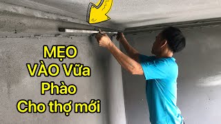 Cách đắp phào chỉ cho thợ mới vào nghề