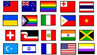 Where Am I... using only flags