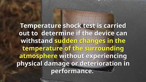 AIS 140 Device Level environmental tests