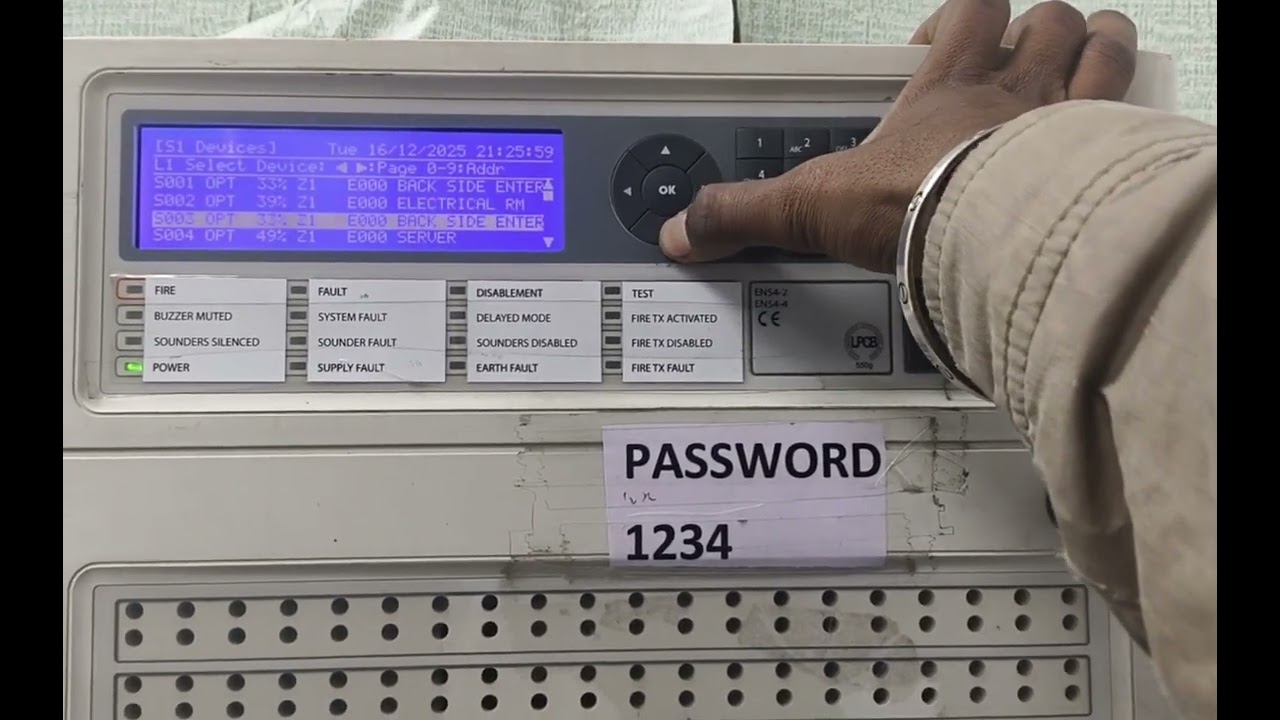 How to check Device Location and number in Morley IAS DxC Fire panel 