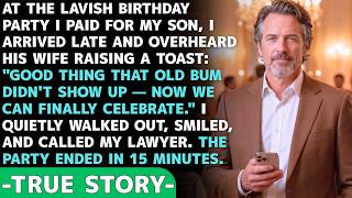 I Was Late For My Son's Birthday. His Wife Made A Toast: “How Nice That The Old Man Didn't Show Up!”