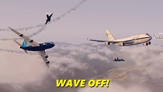 747 Pilot Can't Figure Out Autopilot & CRASHES (Flight Sim X Multiplayer)