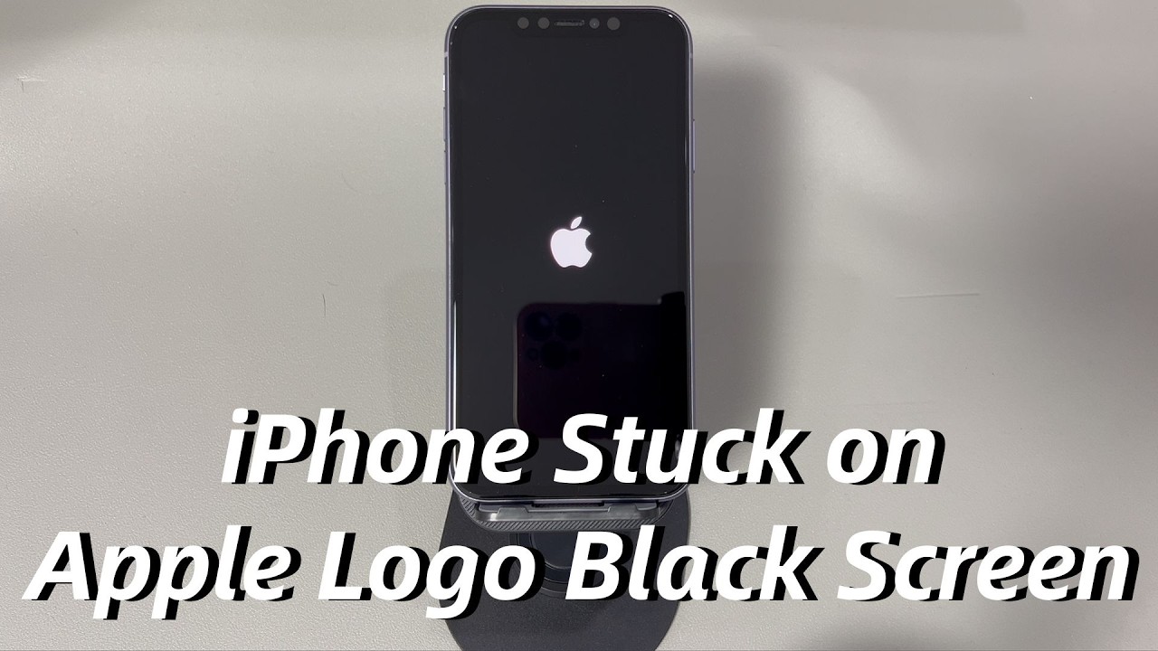 How to Fix iPhone Stuck on Apple Logo Black Screen: 4 Easy Methods ...