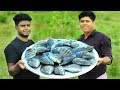 KARIMEEN POLLICHATHU | Kerala Style Fish Fry In Banana Leaf | Cooking Skill Village Food Channel