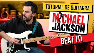 Beat it! Michael Jackson Guitarra Tablatura Tutorial Canciones Guitarra Fácil | Marcos García