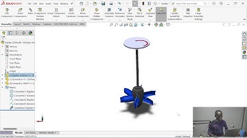 How to model and animate the Kaplan turbine in Solidworks