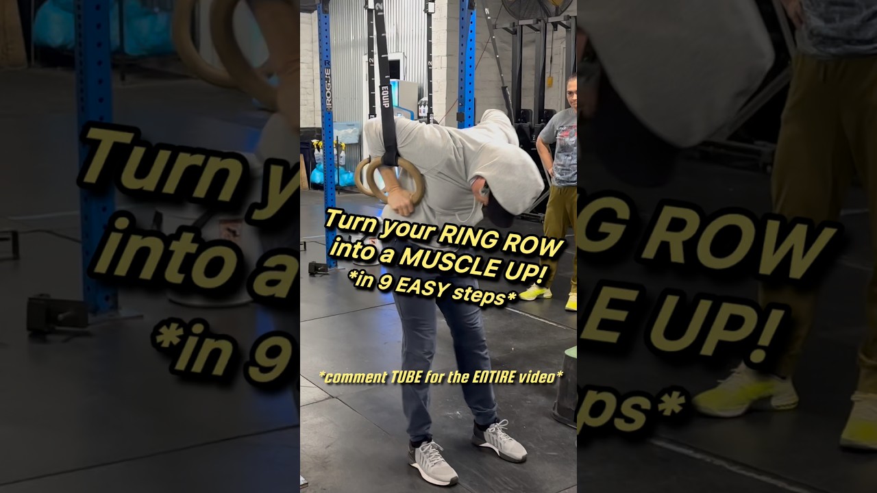 Превратите тягу на кольцах в подтягивание на кольцах 