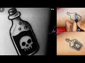 Amazing poison bottle tattoo for men  mens poison bottle tattoos  tattoo designs for men