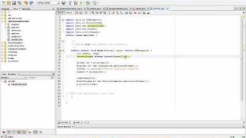 Comunicacion cliente/servidor por medio de sockets lenguaje java