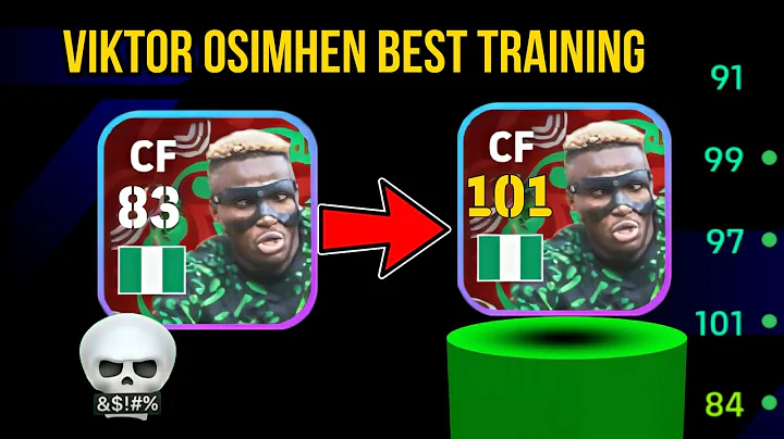 How to train Viktor Osimhen in eFootball 2026 | Viktor Osimhen Best Training Guide in Pes 2026