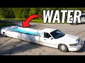 We Turned the Limo into a Hot Tub!!