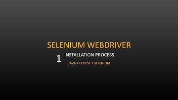 The Joy of Testing : How to Install Selenium Webdriver