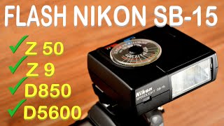 Flash Nikon SB 15 | Excelente en Cámaras Z Mirrorless y Reflex DSLR.