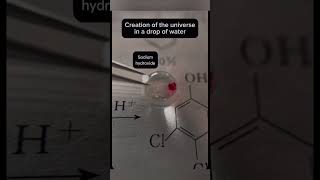 Cobalt chloride + sodium hydroxide reaction 🧿 #shorts #shorts #youtubeshorts