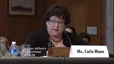 Carla Mann Testifies Before the Senate Committee o...