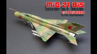 MiG-21 Bis Guinea-Bissau 1:72 ZVEZDA Full Video Build