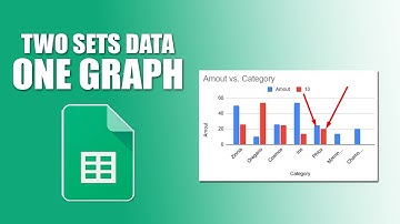 How to put two sets of data on one graph in google sheets