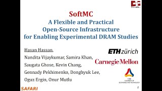 Computer Architecture - Lecture 6b: SoftMC: Open Source DRAM Controller (ETH Zürich, Fall 2018)