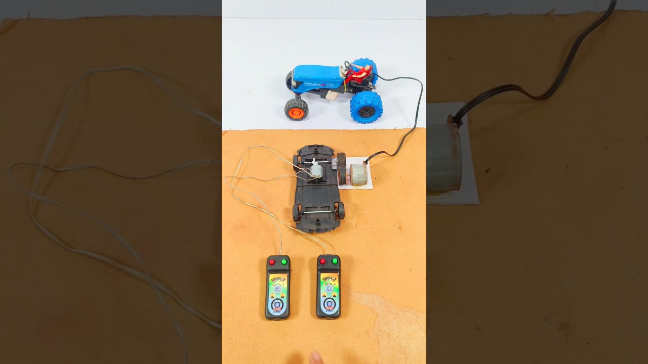 RC Tractor Powered by DC Motor / Upgrade RC Tractor / Dc Motor / Mini Generator for Rc Tractor
