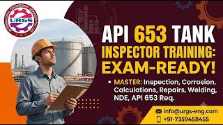 API 653 Preparatory Classes | Master Tank Inspection & Crack Your Certification Exam | URGS