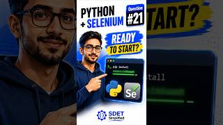 How Do You Install Selenium in Python 🐍 | Selenium Setup in 30 Seconds #shorts