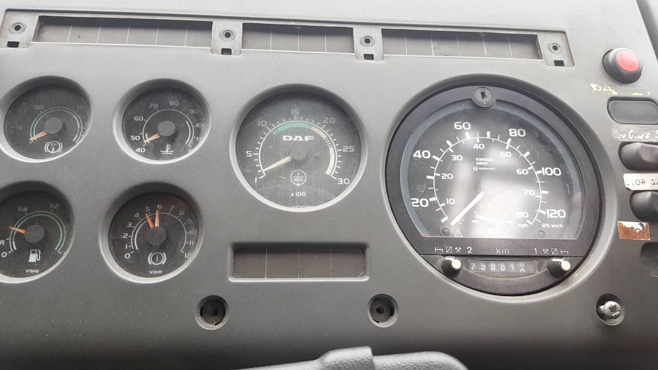 DAF SB220 Startup - Annoying Buzzer
