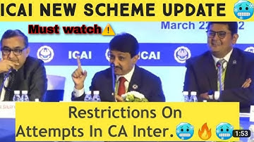 CA new scheme 2023🔥 | Must watch | ICAI new scheme 2023 | #icai | CA new course |