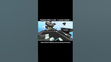 Hypixel Match Making Is Annoying #shorts #minecraft #funny #sumo #gaming #minecraftsumo #hypixel